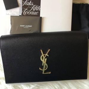 Ysl Clutches - like new with dust bag, card & box.